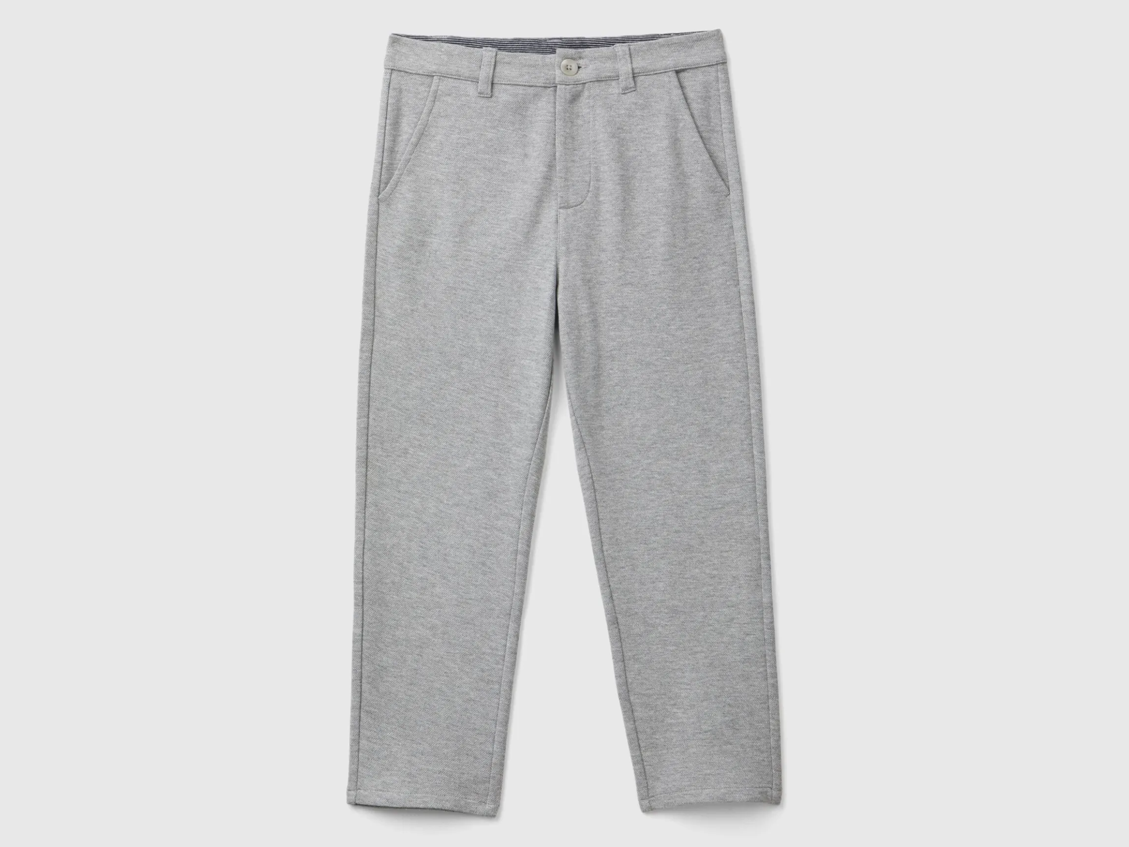 Regular fit trousers with drawstring