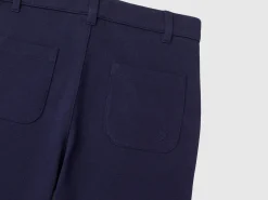 Regular fit trousers with drawstring