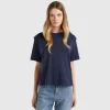 Regular fit t-shirt with creases