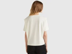 Regular fit t-shirt with creases