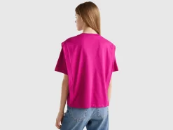 Regular fit t-shirt with creases
