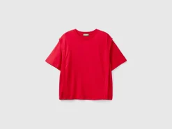Regular fit t-shirt with creases