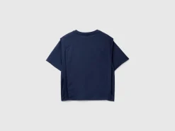 Regular fit t-shirt with creases