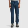 Regular fit velvet trousers