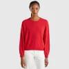Relaxed fit pure Merino wool sweater