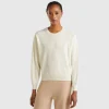 Relaxed fit pure Merino wool sweater
