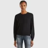 Relaxed fit pure Merino wool sweater