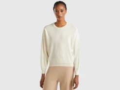 Relaxed fit pure Merino wool sweater