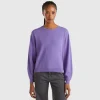 Relaxed fit pure Merino wool sweater