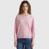 Relaxed fit pure Merino wool sweater