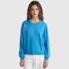 Relaxed fit pure Merino wool sweater