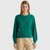 Relaxed fit pure Merino wool sweater