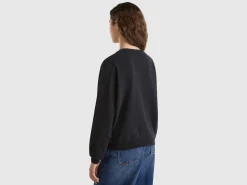 Relaxed fit pure Merino wool sweater
