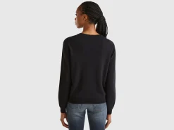 Relaxed fit pure Merino wool sweater