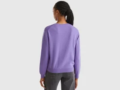 Relaxed fit pure Merino wool sweater