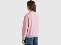 Relaxed fit pure Merino wool sweater