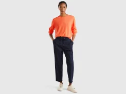 Relaxed fit pure Merino wool sweater