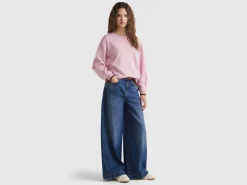 Relaxed fit pure Merino wool sweater