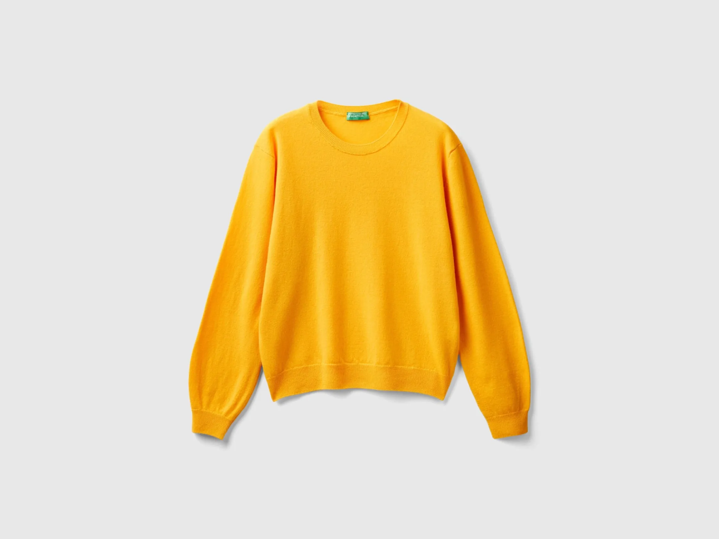 Relaxed fit pure Merino wool sweater