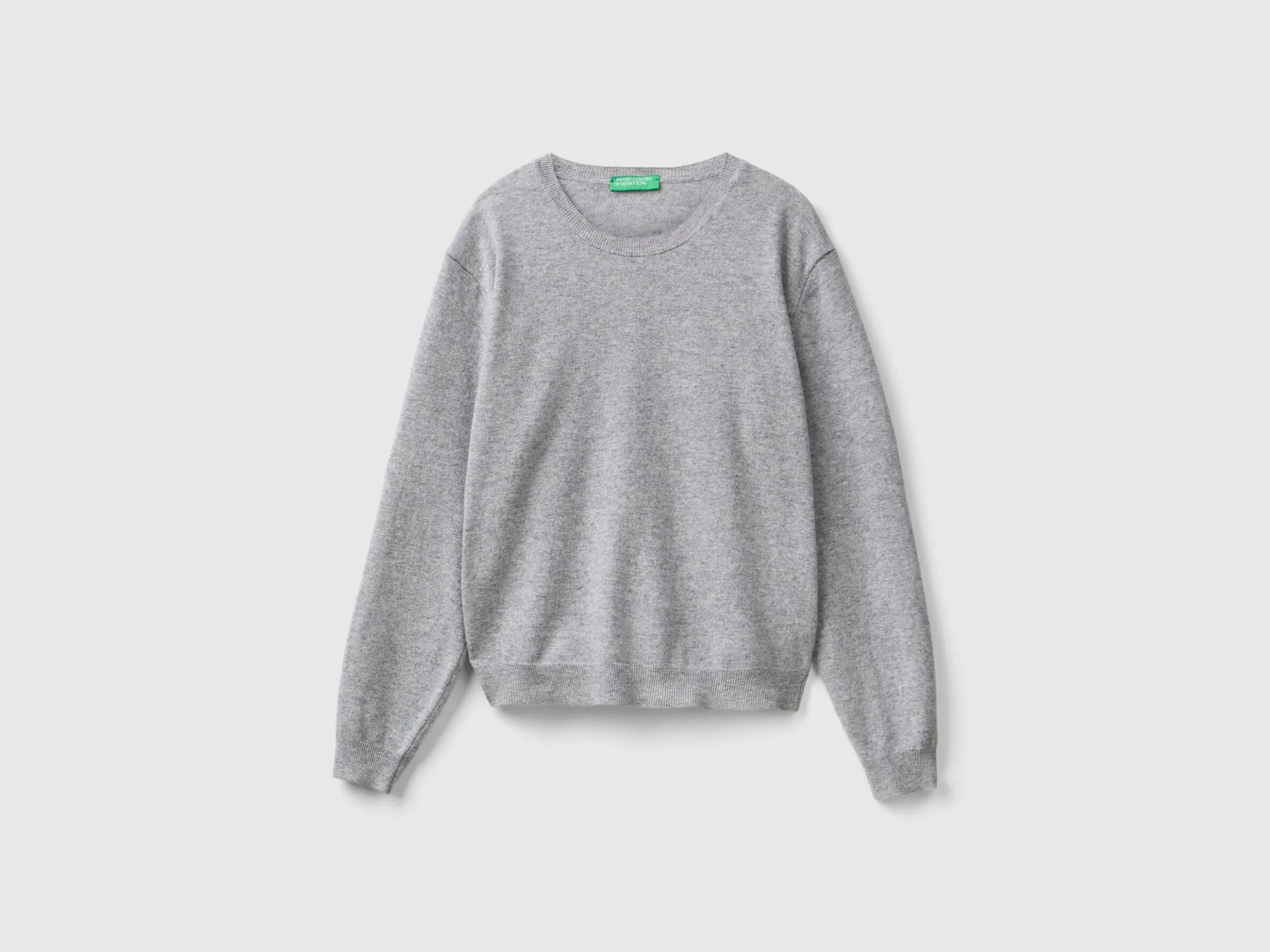 Relaxed fit pure Merino wool sweater
