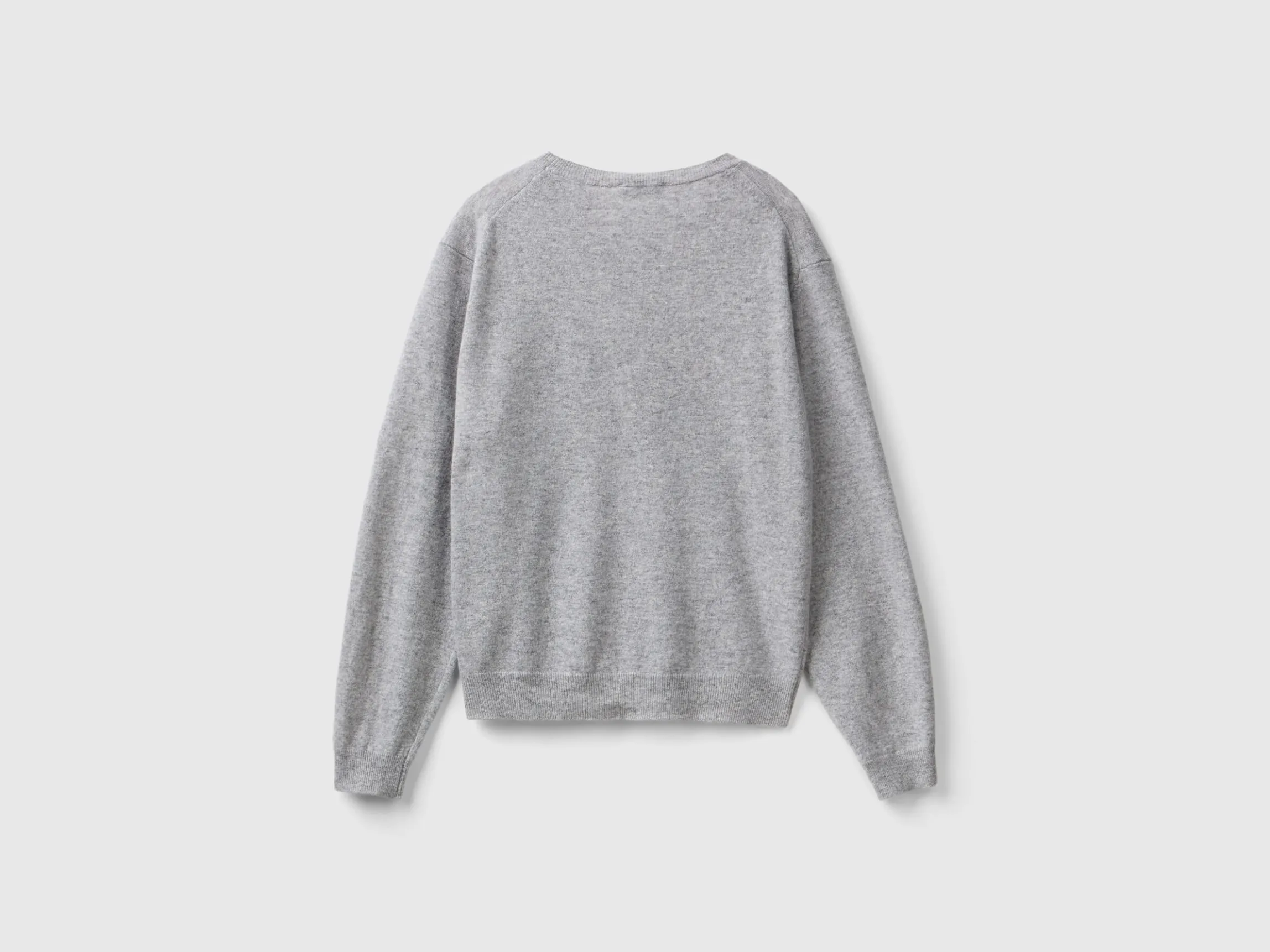 Relaxed fit pure Merino wool sweater