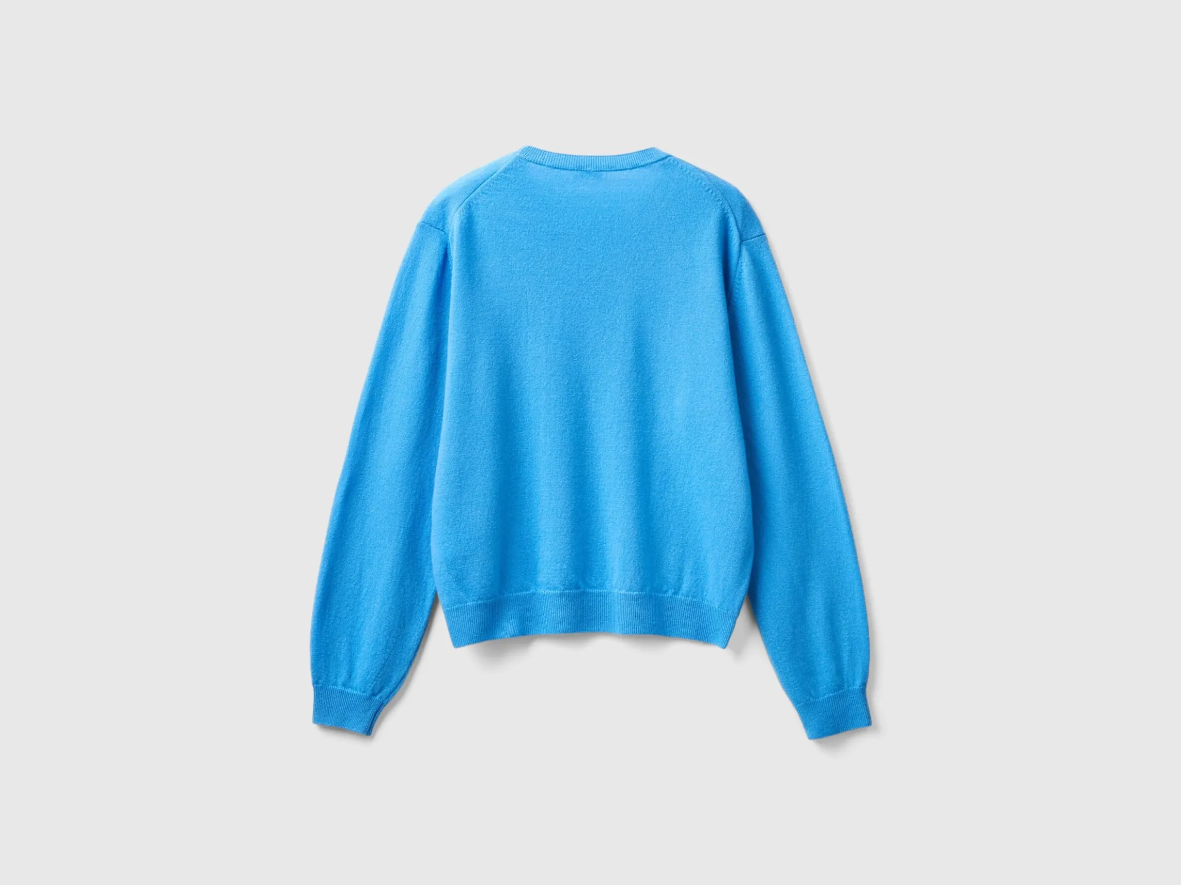 Relaxed fit pure Merino wool sweater