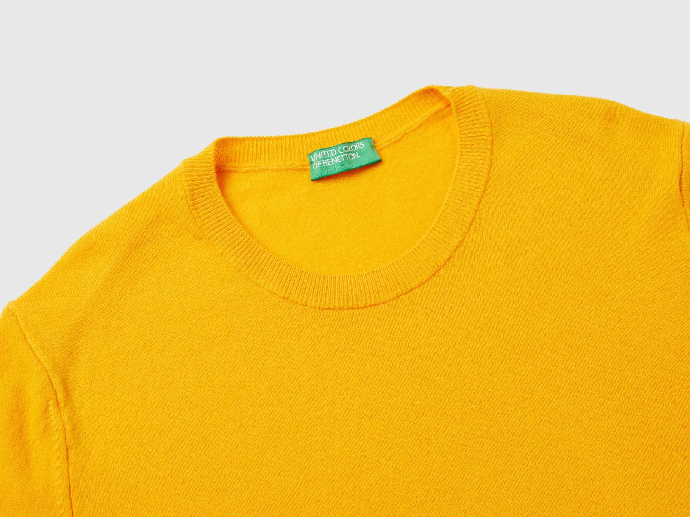 Relaxed fit pure Merino wool sweater