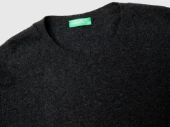 Relaxed fit pure Merino wool sweater