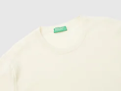 Relaxed fit pure Merino wool sweater