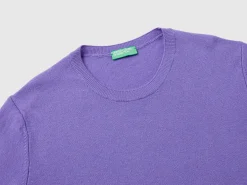 Relaxed fit pure Merino wool sweater