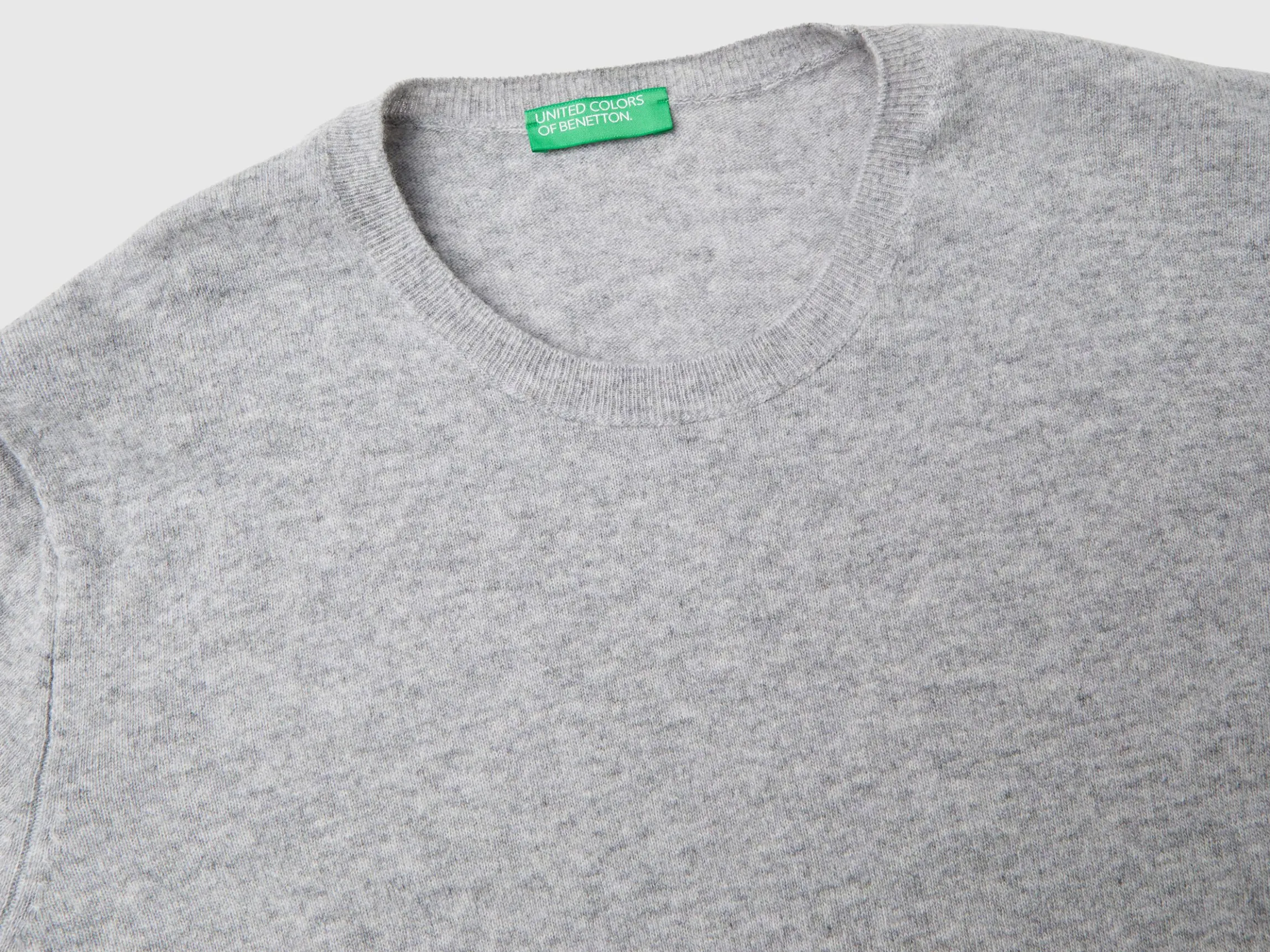 Relaxed fit pure Merino wool sweater