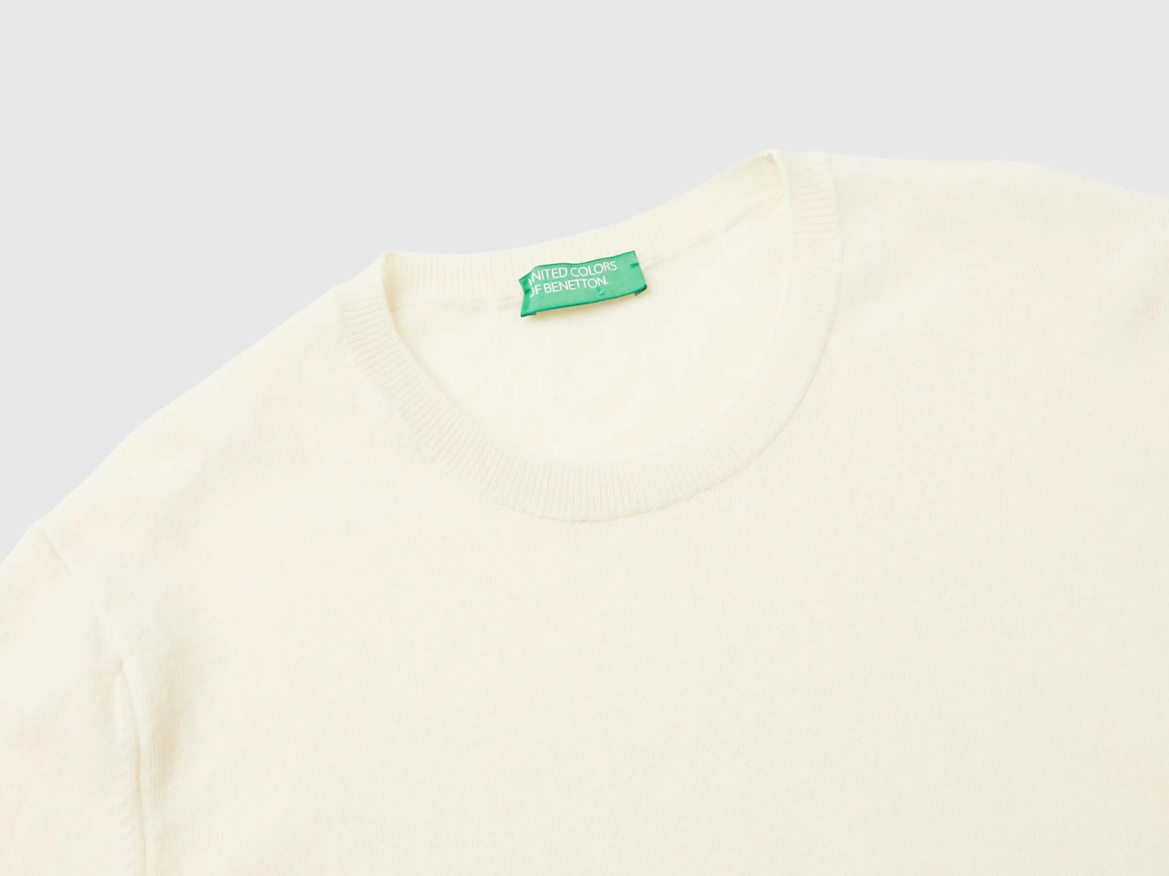 Relaxed fit pure Merino wool sweater