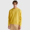 Relaxed fit pure Shetland wool sweater