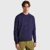 Relaxed fit pure Shetland wool sweater