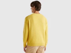 Relaxed fit pure Shetland wool sweater