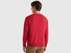 Relaxed fit pure Shetland wool sweater