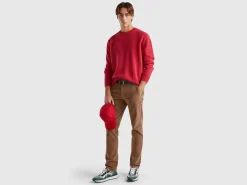 Relaxed fit pure Shetland wool sweater