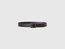 Reversible belt in imitation leather