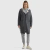 Reversible knit coat