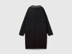 Reversible knit coat