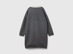 Reversible knit coat
