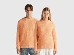Reversible mohair blend sweater