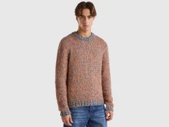Reversible mohair blend sweater