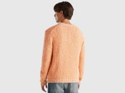 Reversible mohair blend sweater