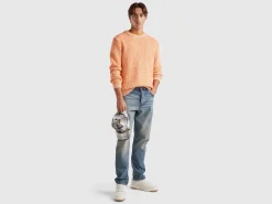 Reversible mohair blend sweater