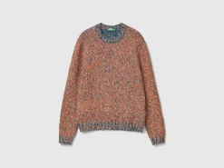 Reversible mohair blend sweater