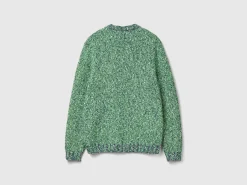 Reversible mohair blend sweater