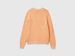 Reversible mohair blend sweater