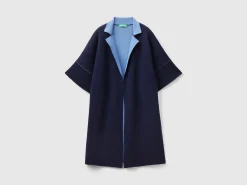 Reversible open coat
