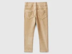Ribbed chenille trousers
